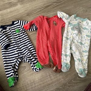 baby sleepers size 3 months pajamas